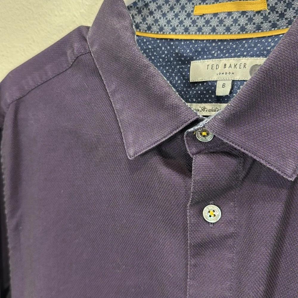 Ted Baker purple dress‎ shirt